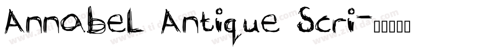 Annabel Antique Scri字体转换